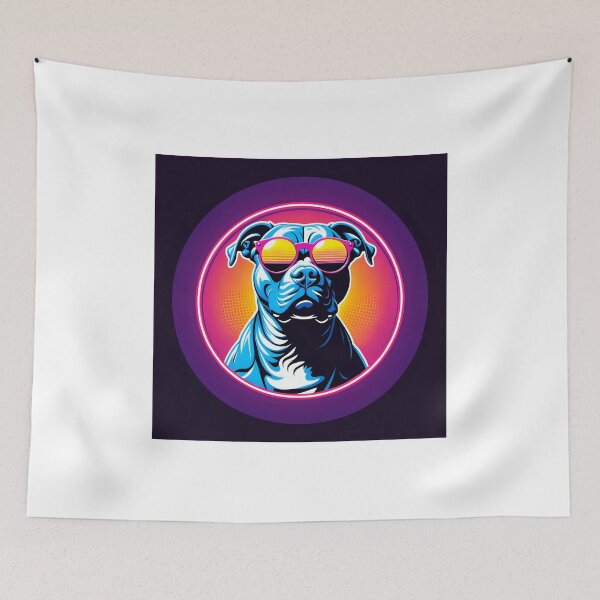 Item preview, Iconic Pitbull Dog Wearing Sunglasses designed and sold by Doggo4Life.