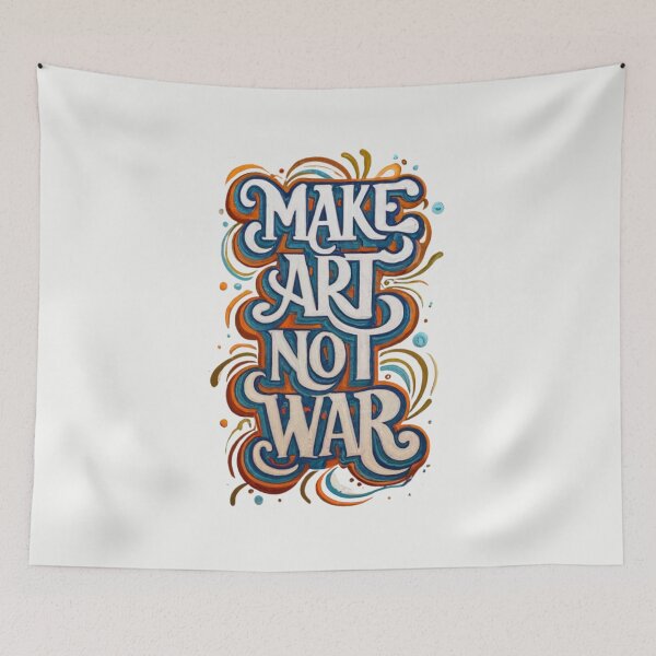Item preview, Make Art Not War  designed and sold by Sketch-Shack.
