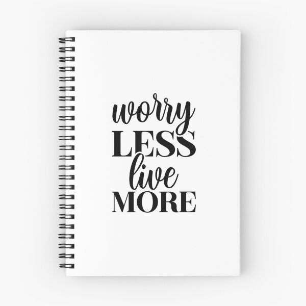 Item preview, Worry Less Live More designed and sold by MindWell.