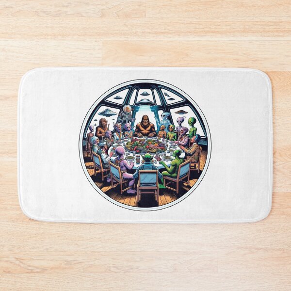 Item preview, Bigfoot And Aliens | Ufo | Believe | The Dinner designed and sold by ShopCoolStop.