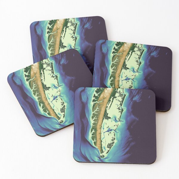 Item preview, Virginia's Eastern Shore Map designed and sold by DreamingBeetle.