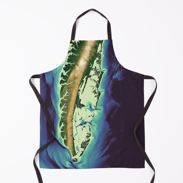 Item preview, Virginia's Eastern Shore Map designed and sold by DreamingBeetle.