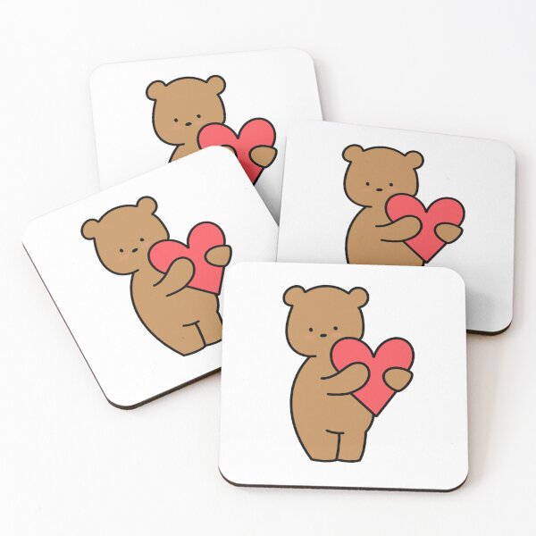 Item preview, Teddy bear holding heart designed and sold by McKenna Joyce.