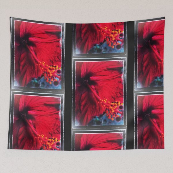 Item preview, Beautiful Bright Red Hibiscus Photography Design designed and sold by EarthArtDesigns.