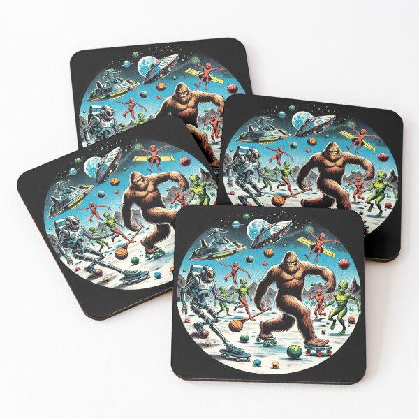 Item preview, Bigfoot And Aliens | Ufo | Believe | Alien Sport Game designed and sold by ShopCoolStop.