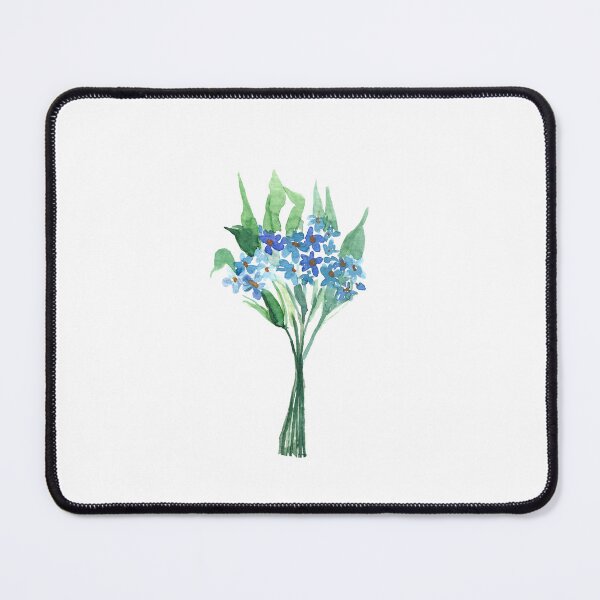 Item preview, Loose Watercolor Blue Flowers designed and sold by shroukart.