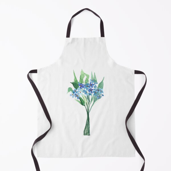 Item preview, Loose Watercolor Blue Flowers designed and sold by shroukart.