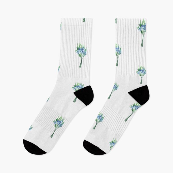 Item preview, Loose Watercolor Blue Flowers designed and sold by shroukart.
