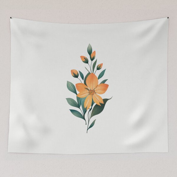 Item preview, Delicate Watercolor Flower - Minimalistic Art designed and sold by Sketch-Shack.