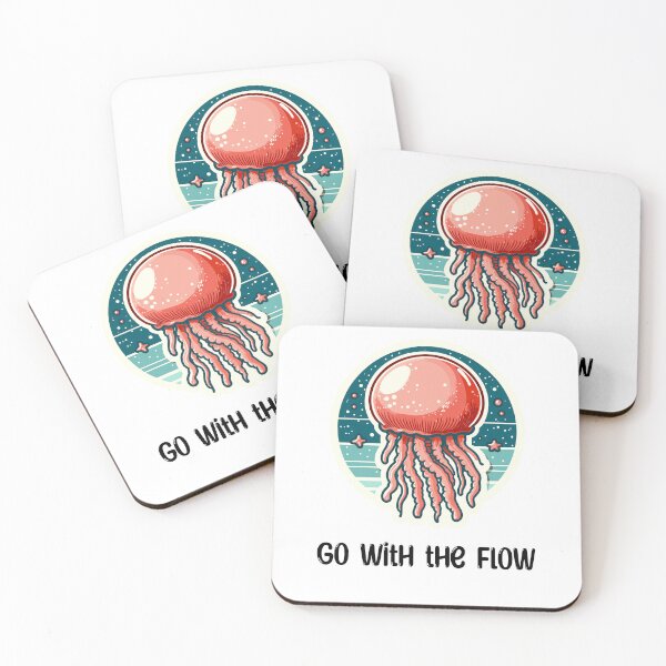 Item preview, Cannonball Jellyfish Go With the Flow designed and sold by DinoKate.