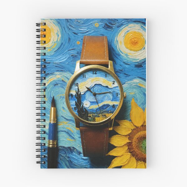 Item preview, Van Gogh inspired watch on painting 1. designed and sold by CreativeArtCard.