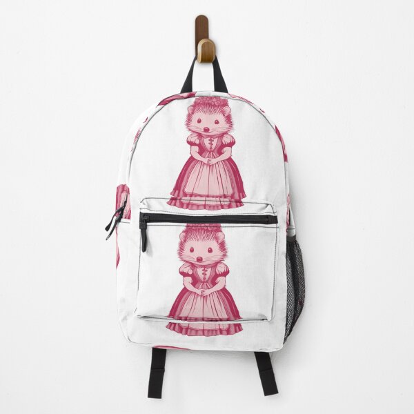 Item preview, Victorian Girl Hedgehog in Pink designed and sold by LittleGoblinPrs.