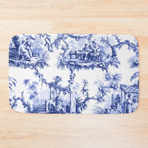 Item preview, Blue Chinoiserie Toile designed and sold by TheChinoiserie.