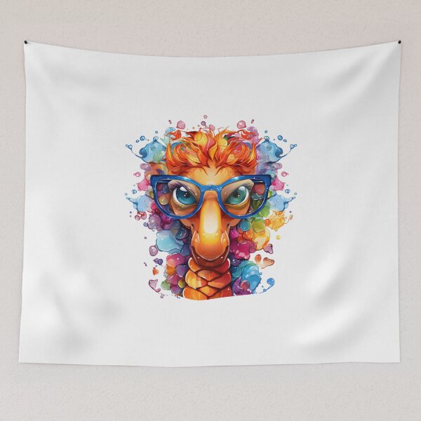 Item preview, Unusual Animal With Glasses designed and sold by ZefirDesign.