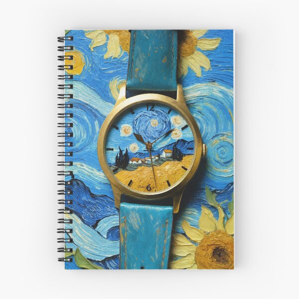 Item preview, Van Gogh inspired watch on painting 2 designed and sold by CreativeArtCard.