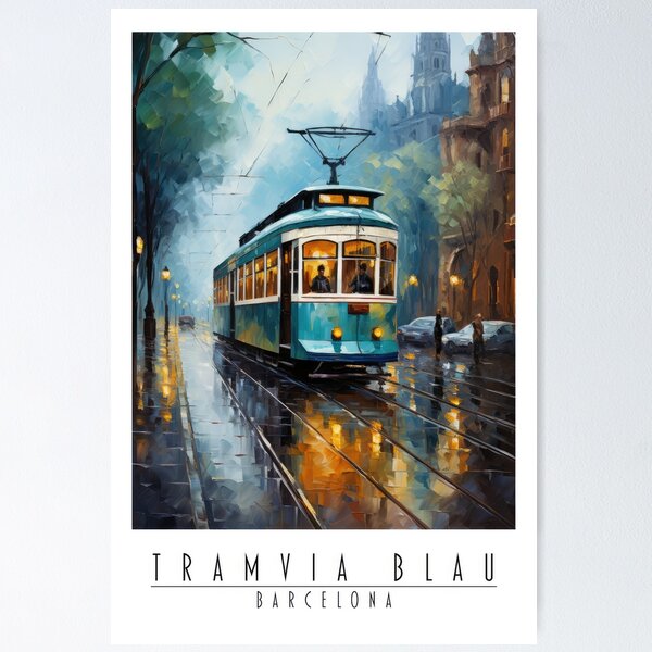 Tibidabo, Barcelona. Poster