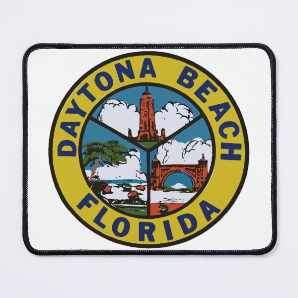 Item preview, Vintage Style Daytona Beach Florida Decal Design designed and sold by Decal Mania.