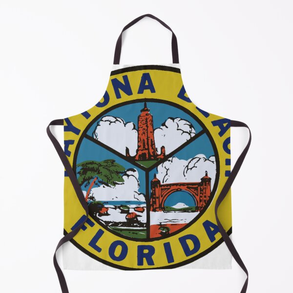 Item preview, Vintage Style Daytona Beach Florida Decal Design designed and sold by Decal Mania.