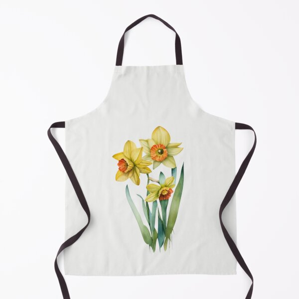 Item preview, Delicate Watercolor Daffodils Flower - Minimalistic Art designed and sold by Sketch-Shack.