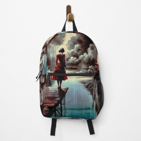 Item preview, Vintage Noir Watercolor Woman of Despair designed and sold by RESToRAPTOR.