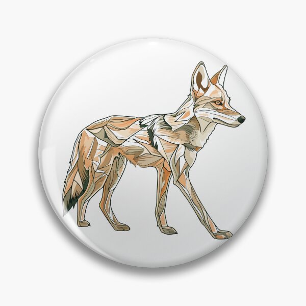 Item preview, Geometric wolf designed and sold by TheRealmWithin.
