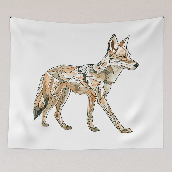 Item preview, Geometric wolf designed and sold by TheRealmWithin.