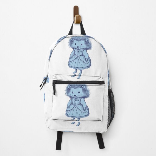 Item preview, Little Victorian Hedgehog Girl in Blue designed and sold by LittleGoblinPrs.