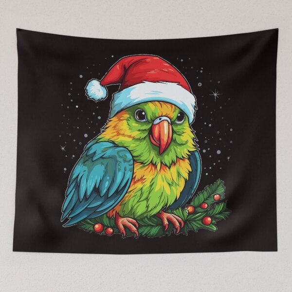 Item preview, Christmas Parakeet designed and sold by creativellashop.