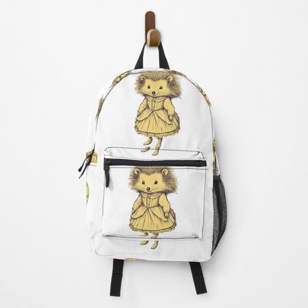 Item preview, Little Victorian Hedgehog Girl in Yellow designed and sold by LittleGoblinPrs.