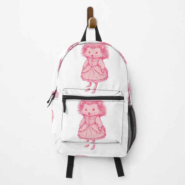 Item preview, Little Victorian Hedgehog Girl in Pink designed and sold by LittleGoblinPrs.