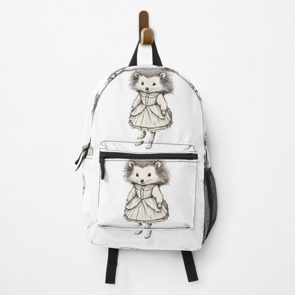 Item preview, Little Victorian Hedgehog Girl in Sepia designed and sold by LittleGoblinPrs.