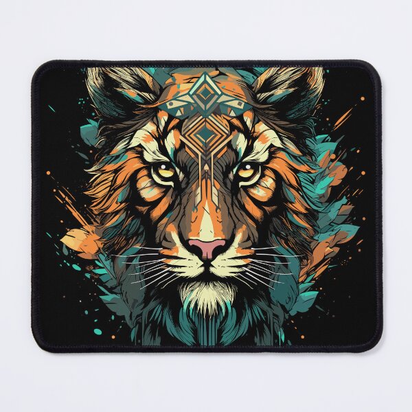 Item preview, Black, blue Tiger designed and sold by Pure-J.
