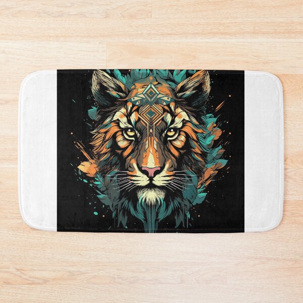 Item preview, Black, blue Tiger designed and sold by Pure-J.