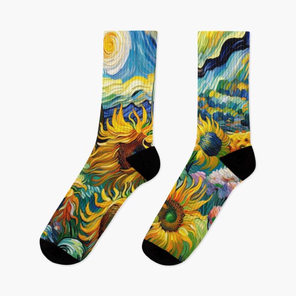 Item preview, Vincent Van Gogh Inspired | Vibrant Colorful Sunflowers designed and sold by irek07.