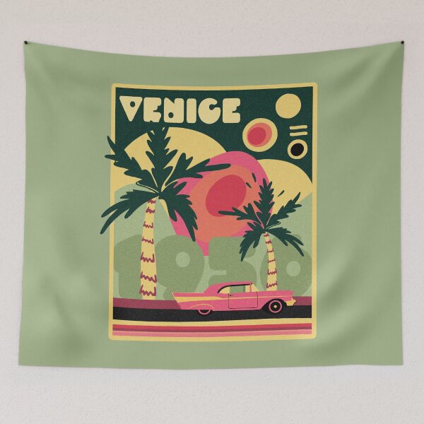 Item preview, Venice Beach Vintage Matchbook Design designed and sold by liluglyco.