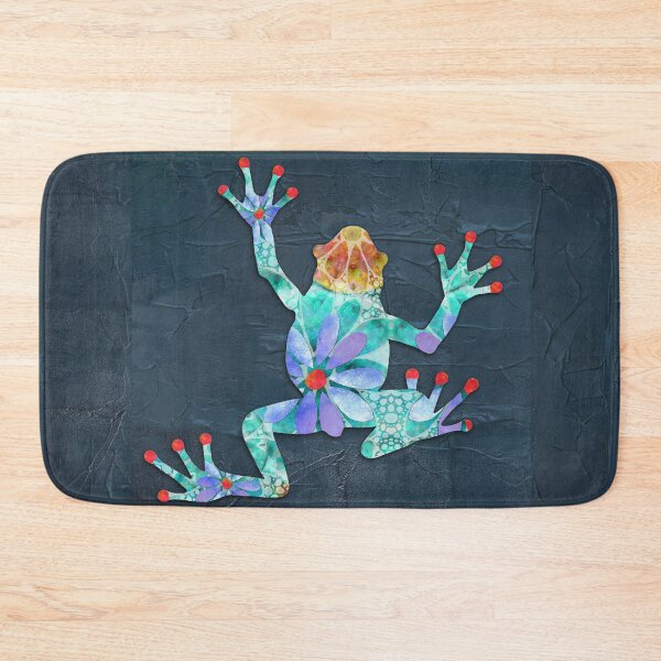 Item preview, Dancing Daisy Frog 4 Colorful Cute Art designed and sold by Sharon Cummings Art.