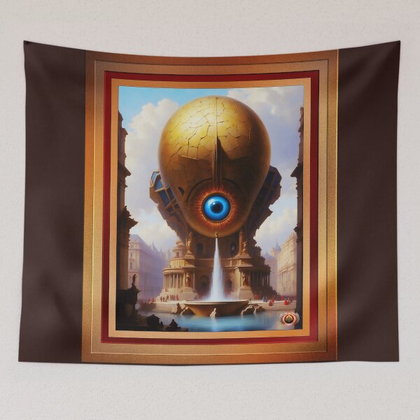 Item preview, The Brain Of Calos Sci- Fi Fantasy AI Concept Art by Xzendor7 designed and sold by Xzendor7 Digital Art Creations.