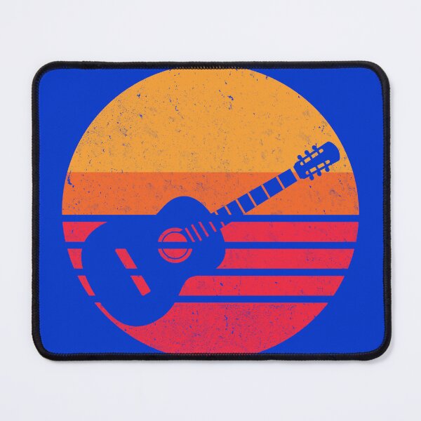 Item preview, Acoustic Guitar Retro Sunset designed and sold by electrovista.