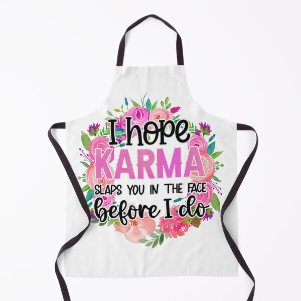 Item preview, Funny Floral Sarcastic Quote Karma Sweet But Feisty designed and sold by Nicole Creates.