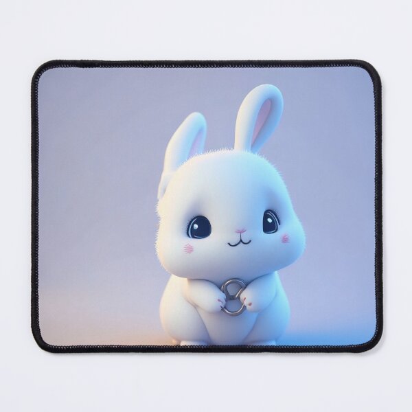 Item preview, White Animal, Bunny, cute, fuffly, mini, baby, kids, children designed and sold by Cyber Kids.