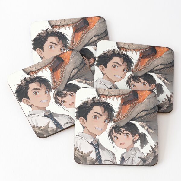 Item preview, Anime School Students and Dragon Encounter designed and sold by bubblegoth.