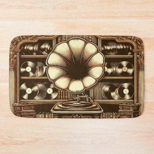 Item preview, Gramophone Elegance: Antique Vinyl Serenity designed and sold by Artaverse.