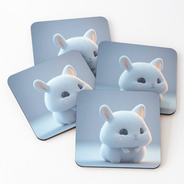 Item preview, White Animal, Guinea pig, cute, fuffly, mini, baby, kids, children designed and sold by Cyber Kids.