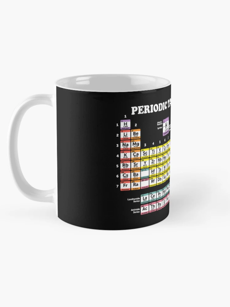Thumbnail 5 of 6, Coffee Mug, Periodic Table Detailed With Color Code designed and sold by ScienceCorner.