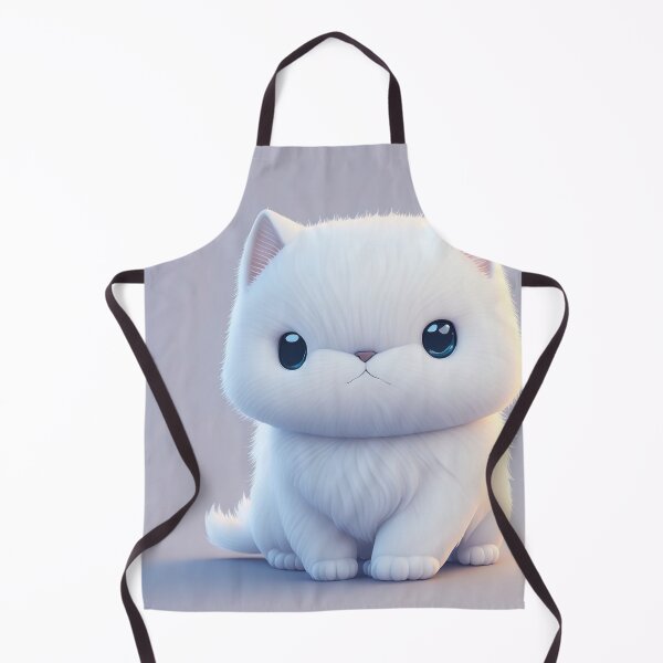 Item preview, White Animal, Cat, cute, fuffly, mini, baby, kids, children designed and sold by Cyber Kids.