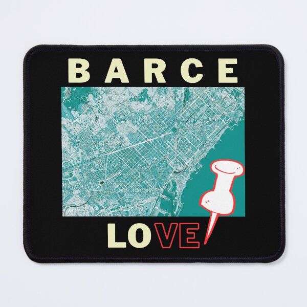 Item preview, Barcelona map BARCELOve designed and sold by DESIGNbyDIEGO.
