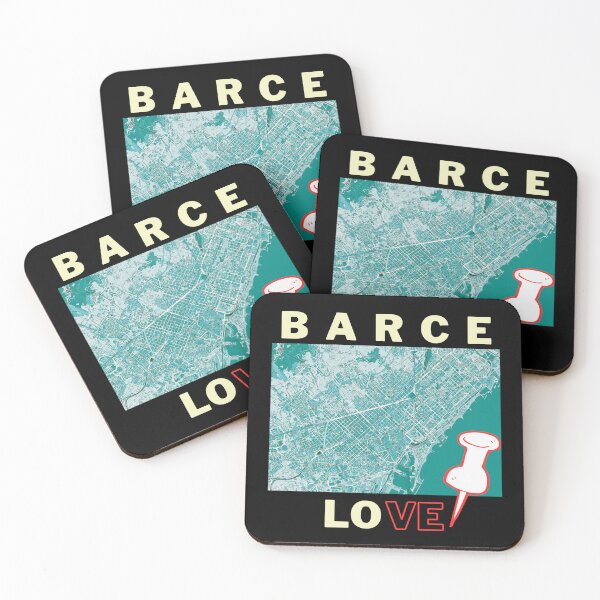 Item preview, Barcelona map BARCELOve designed and sold by DESIGNbyDIEGO.