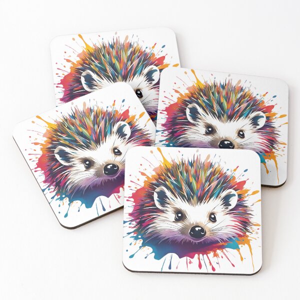 Item preview, Color Splash Hedgehog designed and sold by LittleGoblinPrs.