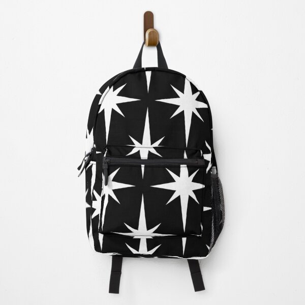 Item preview, Geometric Star Pattern (white/black) designed and sold by Design Minds Boutique.