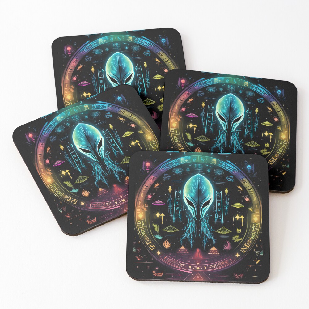 Item preview, Coasters (Set of 4) designed and sold by SpaceBossStore.